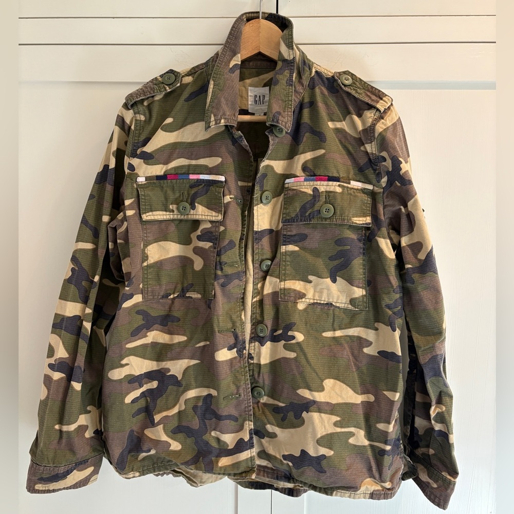 Gap camo utility jacket